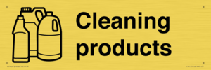 Dementia Cleaning products sign
